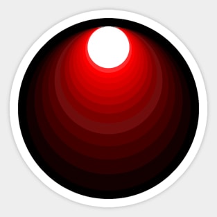 red circles Sticker